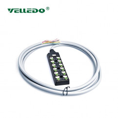 Распределительная коробка VELLEDQ M8-A3-12K3P-3.0PVC/GY